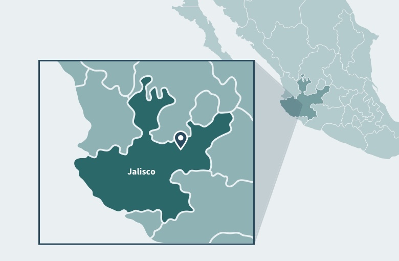 Tequila Jalisco Mexico Map